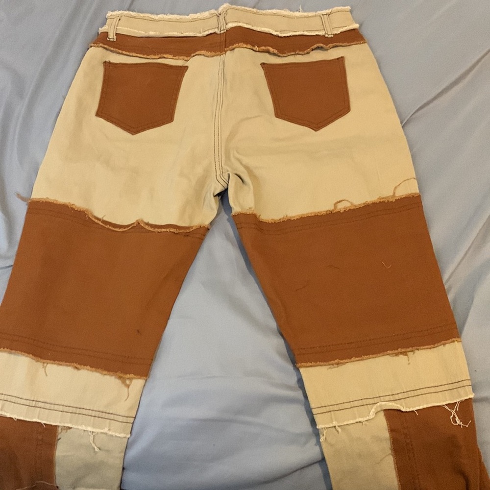 Distressed patchwork jeans - Picture 3 of 4